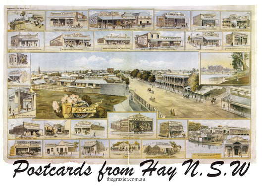 Postcards from Hay - unframed poster print